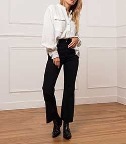 Jean Ribcage Crop Flare Levi's - Jane 
