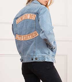 Tenue portée avec Blouson Denim Understated Leather x Jane de Boy