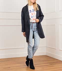 Tenue portée avec Boots Estudio Suede Blue