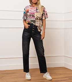 Tenue portée avec Baskets Low Leather White Suede