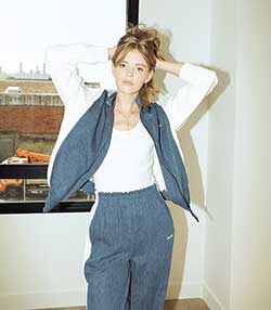 Tenue portée avec Pantalon en denim The Smith Sunset Park
