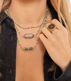 Tenue portée avec Collier Locket Shining Star
