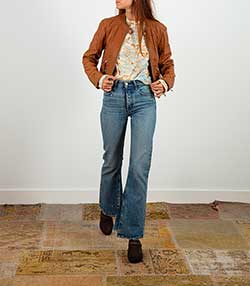Worn with Saint Charles Remake flare jeans