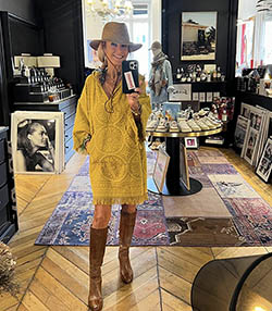 Outfit worn with Carrabelle Habana hat