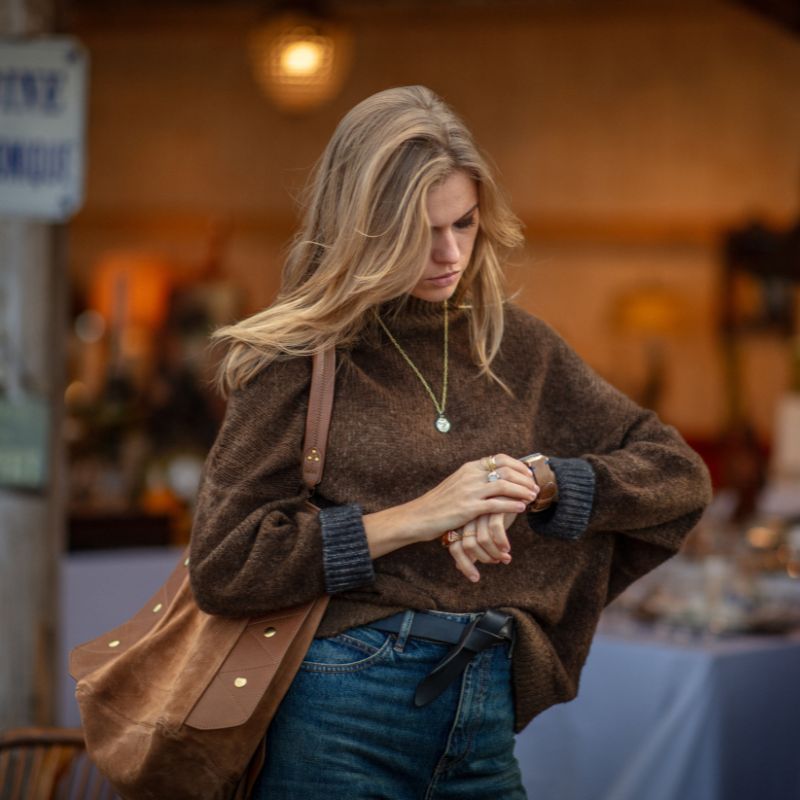 Tendance look marron 