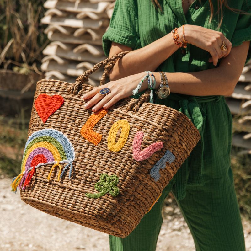 Panier coloré de la marque Mira Mikati 